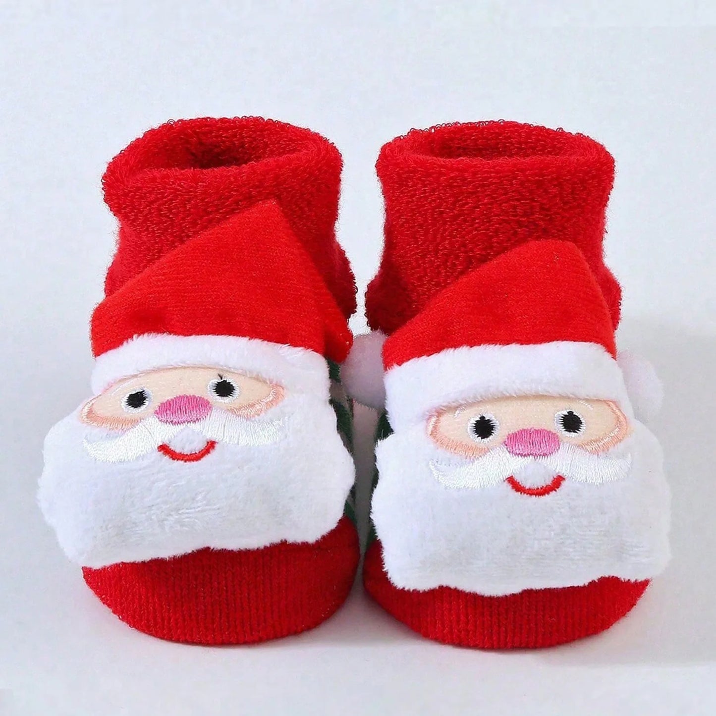 Chaussettes Père Noël en coton pour enfants