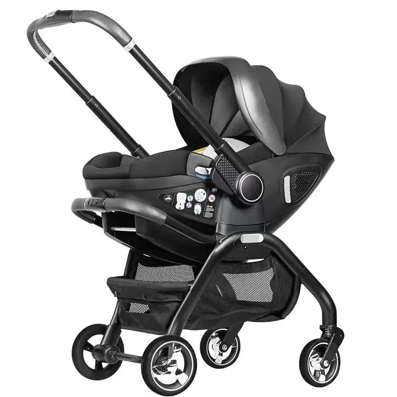Poussette bébé 3 en 1, siège auto pour enfants, poussette pour nouveau-né, portable, légère