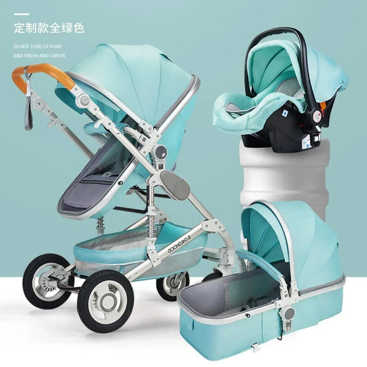 Poussette pliable multifonctionnelle pour bébé