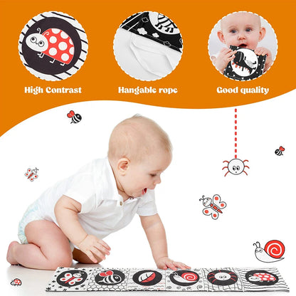Livre en tissu doux et lavable pour bébé