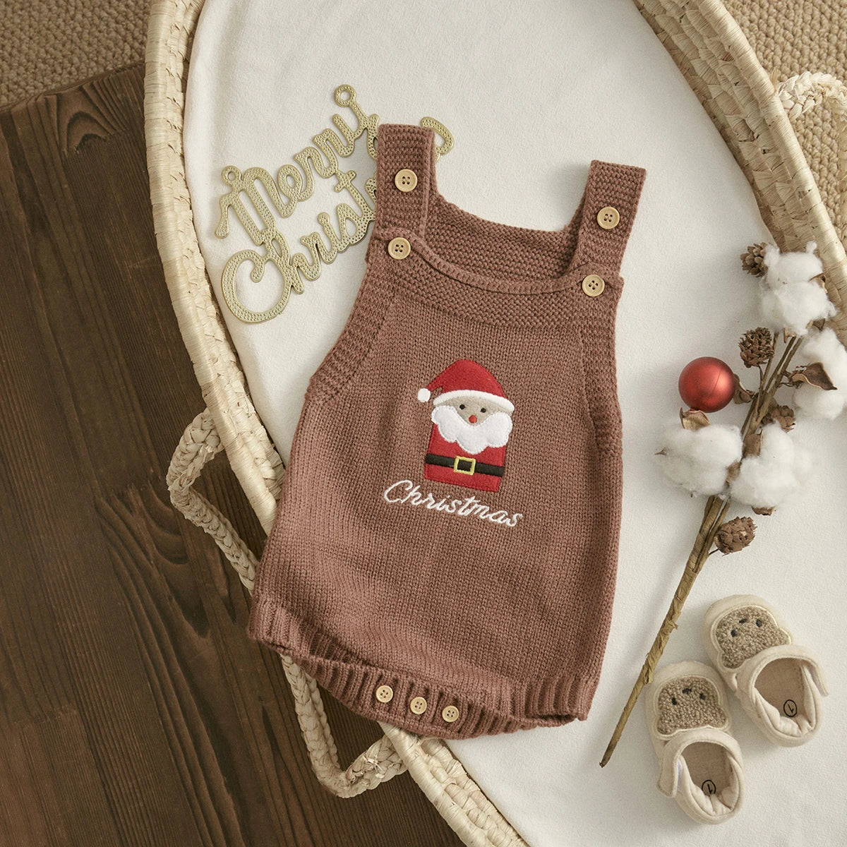 Barboteuse en tricot pour bébé garçon et fille