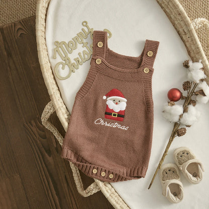 Barboteuse en tricot pour bébé garçon et fille