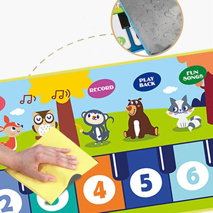 Tapis d’éveil musical multifonction couleur pour enfants