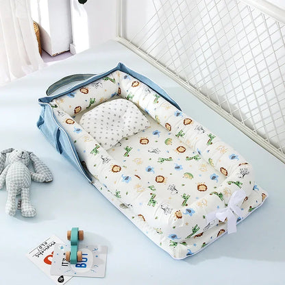 Berceau de voyage en coton pour nouveau-né