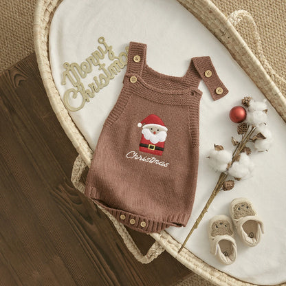 Barboteuse en tricot pour bébé garçon et fille