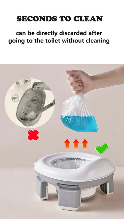 Pot portable en silicone pour bébé