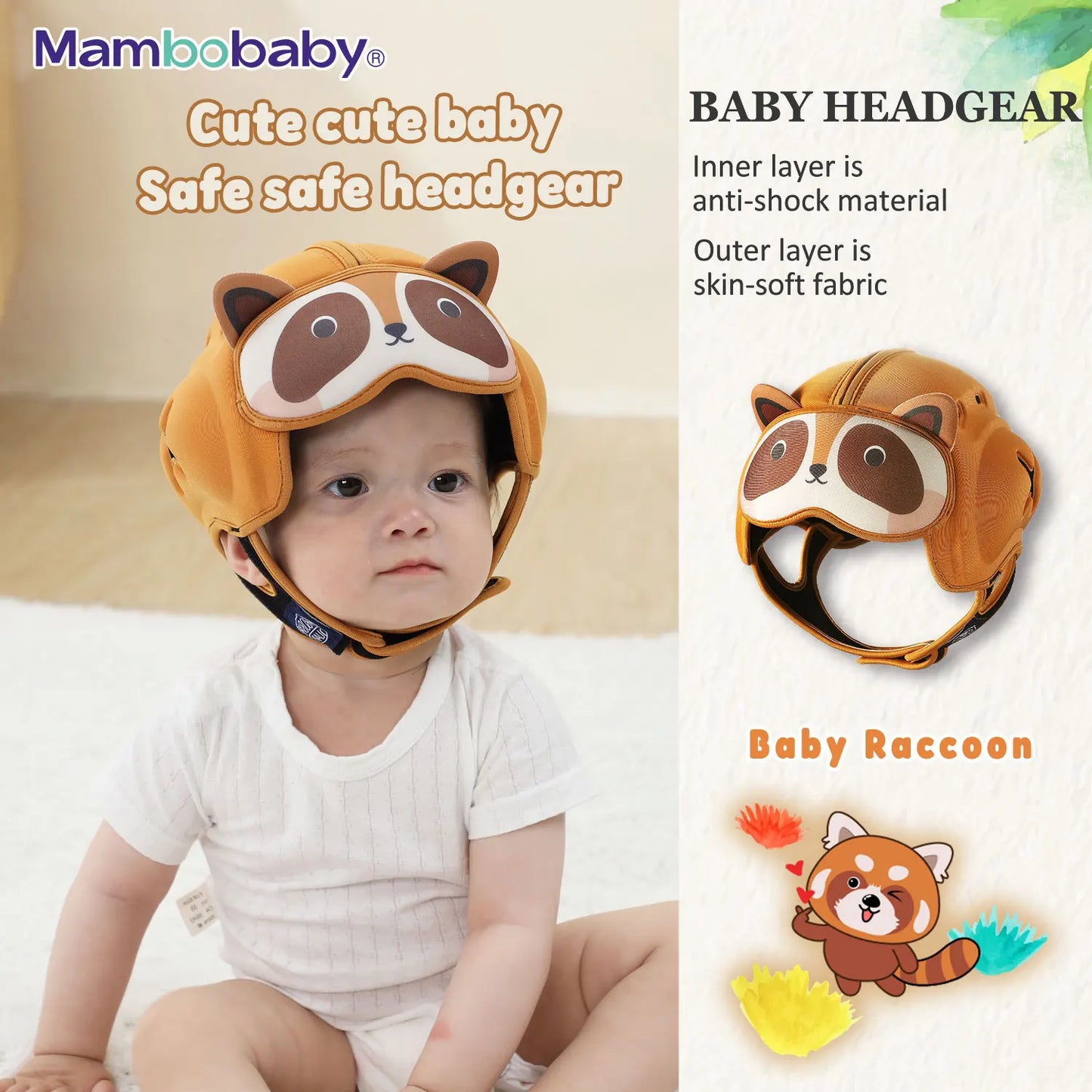Casque de protection anti-choc pour bébé