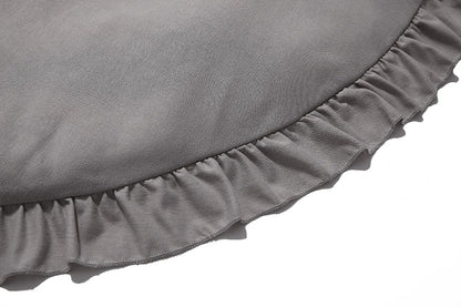 Tapis de sol bébé rond en dentelle douce