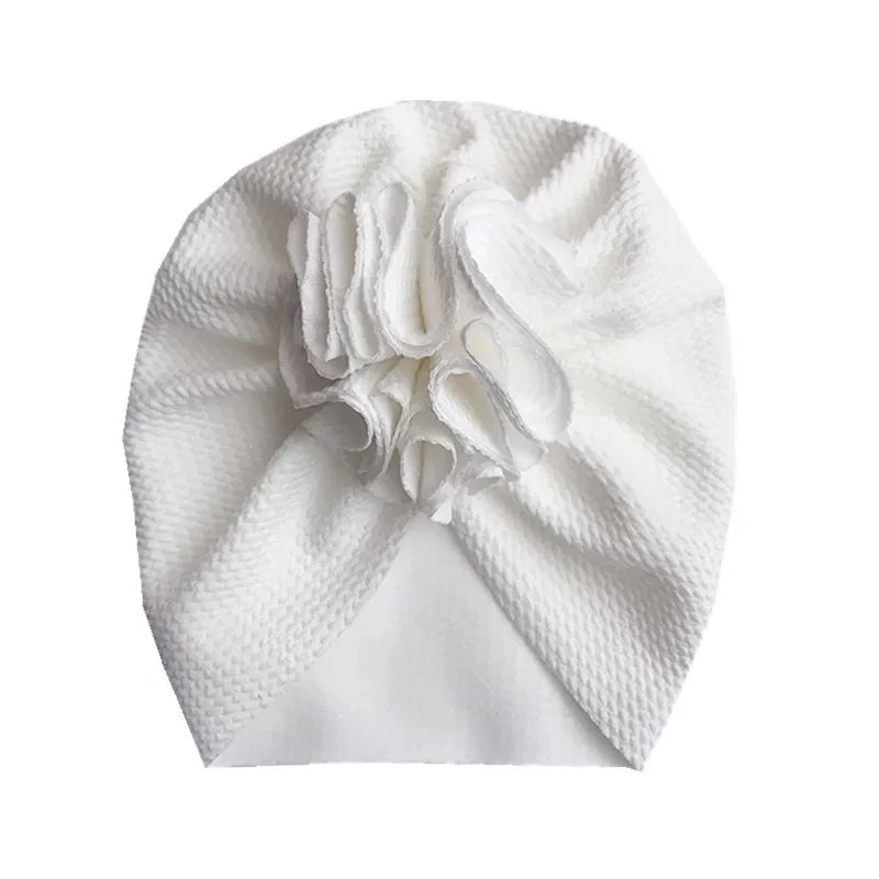 Bandeaux turban à nœud pour bébé fille couleur unie