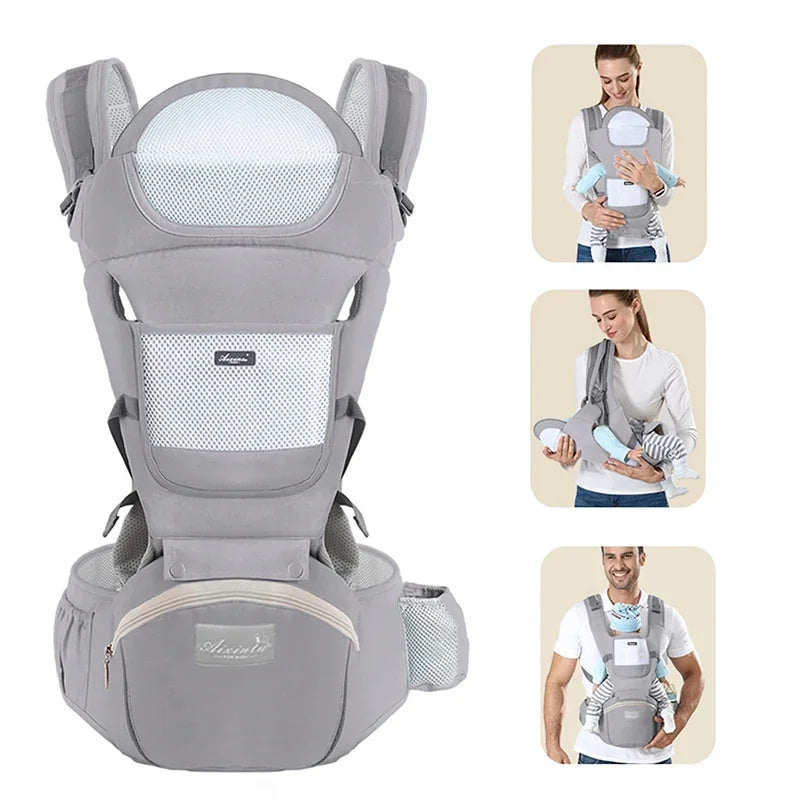 Porte bébé ventral ergonomique