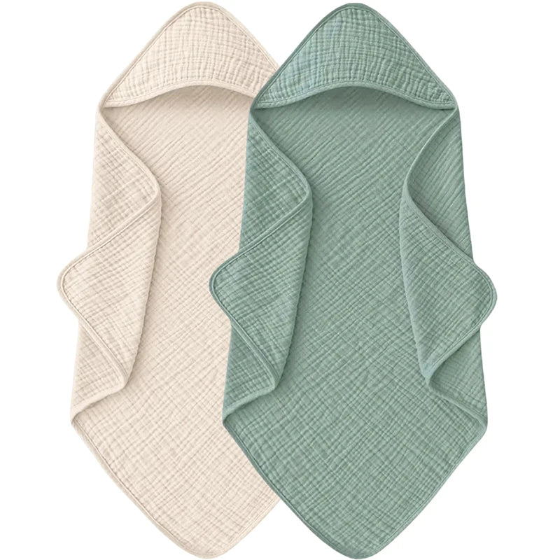 Serviette de bain en mousseline pour enfants