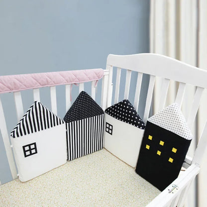 Tour de lit pare-chocs Motifs maisons pour bébé