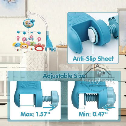 Mobile de berceau pour bébé avec animaux