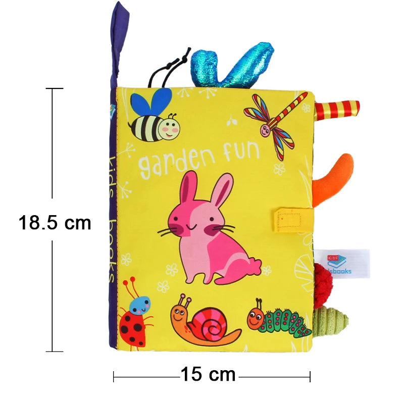 Livre en tissu doux et lavable pour bébé