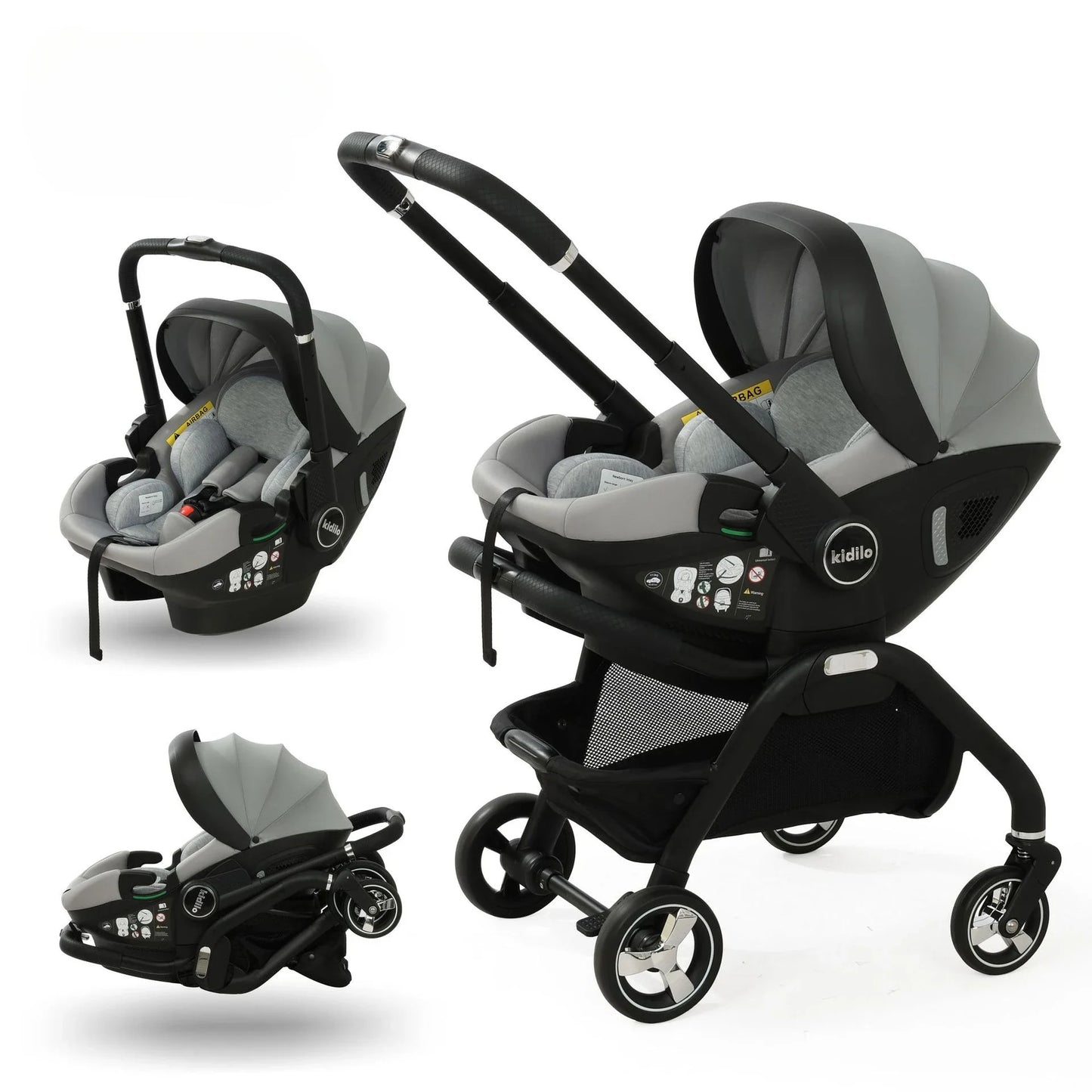 Poussette Portable 3 en 1 pour bébé