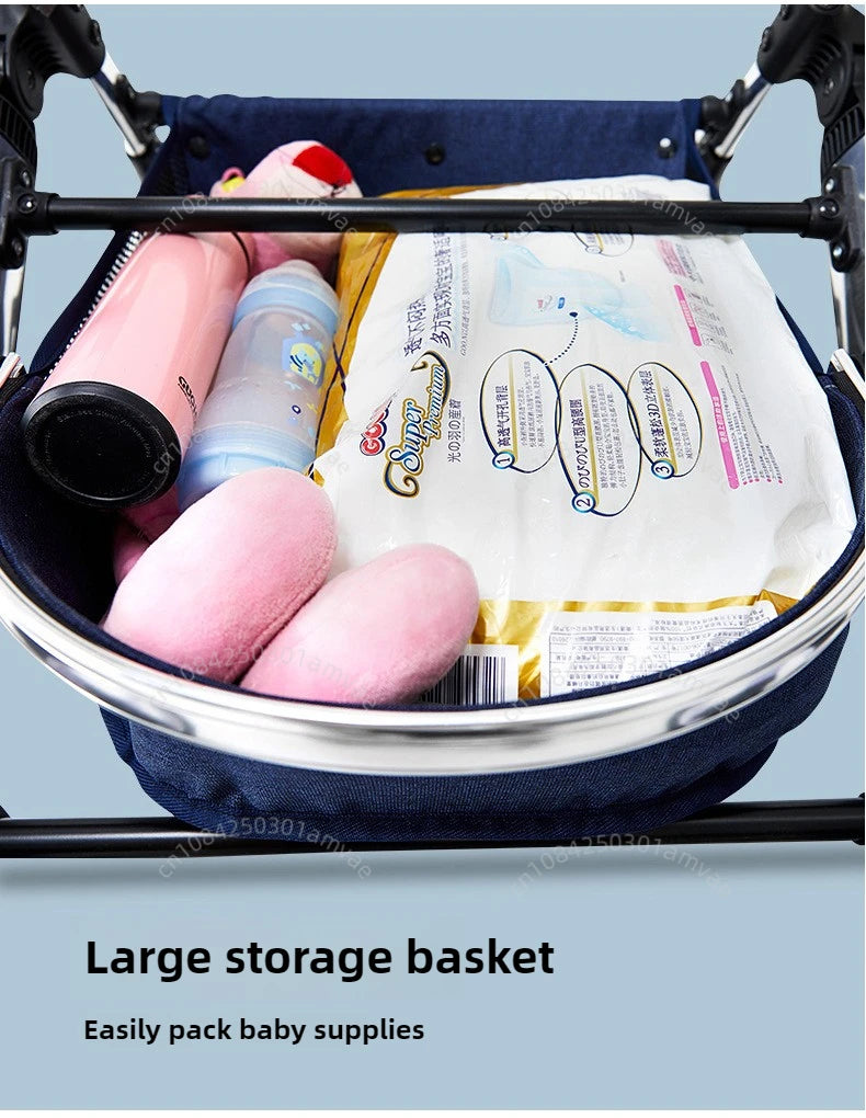 Poussette 3-en-1 moderne pour bébé