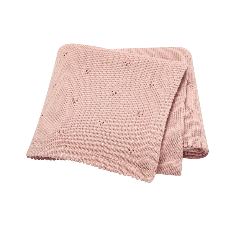 Couverture tricotée et décontractée pour bébé