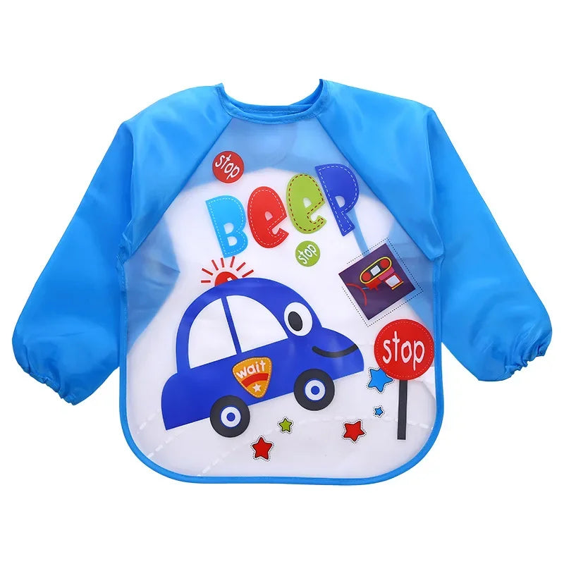 Tablier pour bébé à manches longues