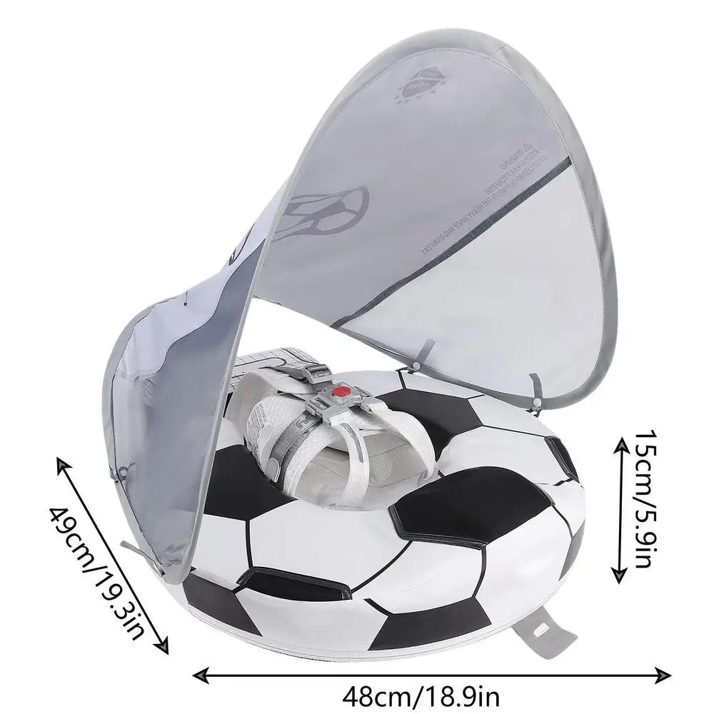 Bouée pour bébé avec motif de ballon de football