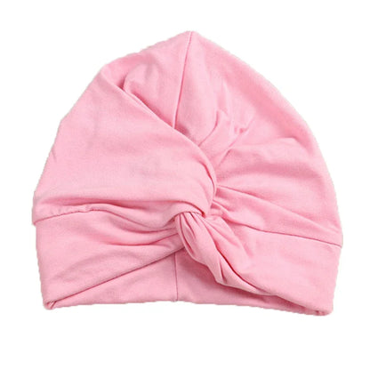 Turban en coton torsadé et noué pour bébé