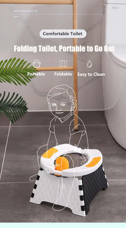 Pot d’urinoir pliable et portable pour bébé