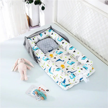 Berceau de voyage en coton pour nouveau-né