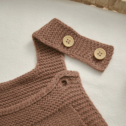 Barboteuse en tricot pour bébé garçon et fille