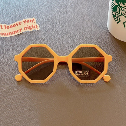 Lunettes de soleil en forme de mignon polygone pour enfants
