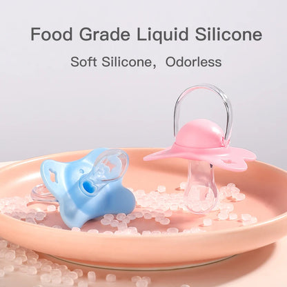 Sucette en silicone de couleur vive pour bébé