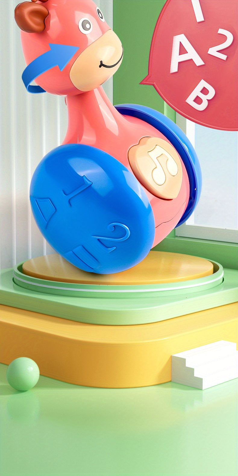 Hochet coulissant pour bébé