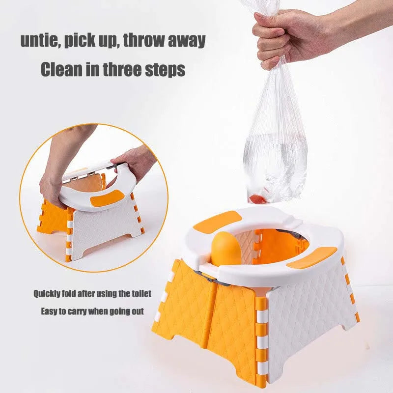 Pot d’urinoir pliable et portable pour bébé