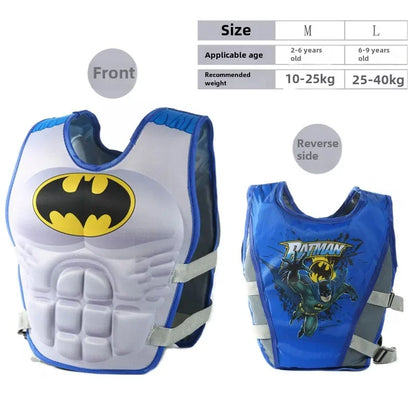 Gilet de natation à motif de super héros pour enfant
