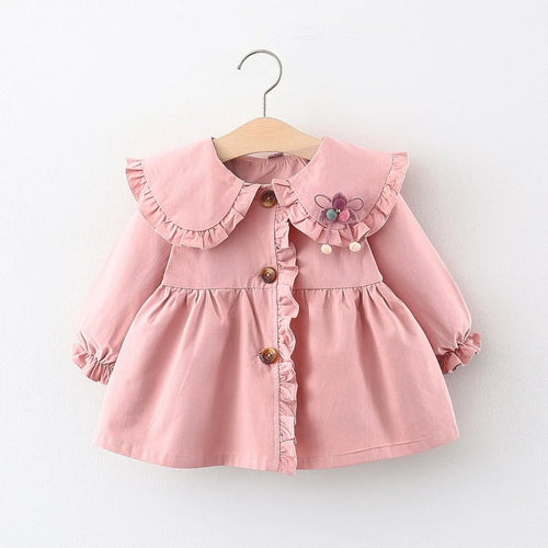 Veste de petite fille à manches longues