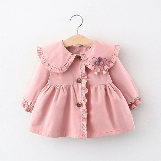 Veste de petite fille à manches longues