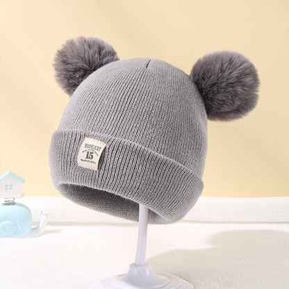 Bonnet bébé avec oreilles d'ours