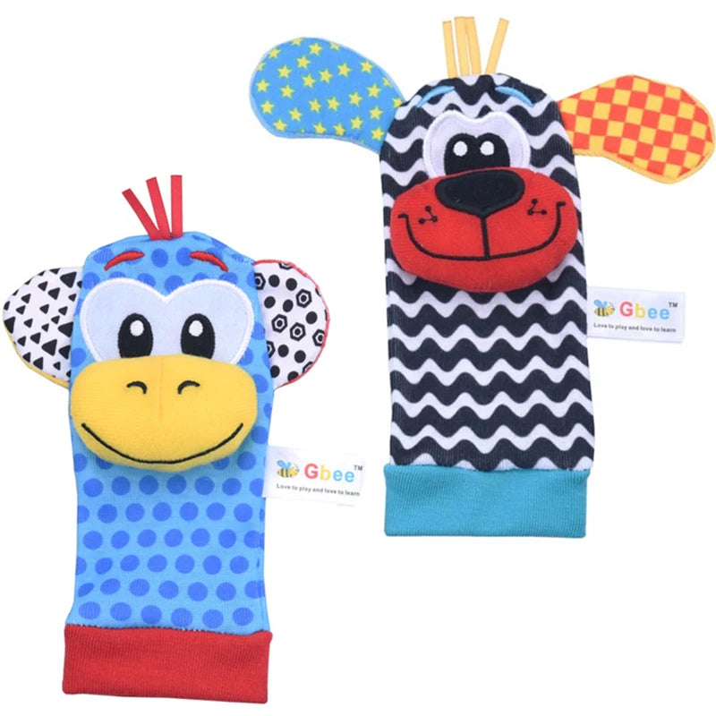 Hochet en caoutchouc souple pour bébé
