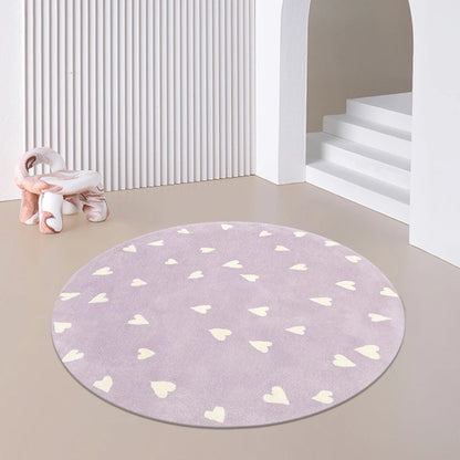 Tapis de sol nordique rond et doux pour bébé