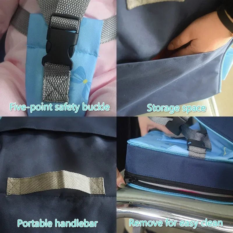 Chaise bébé portable bleu pour bébé