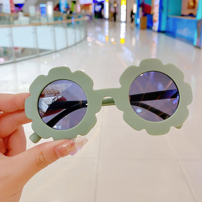 Lunettes de soleil pour bébé en forme de fleur