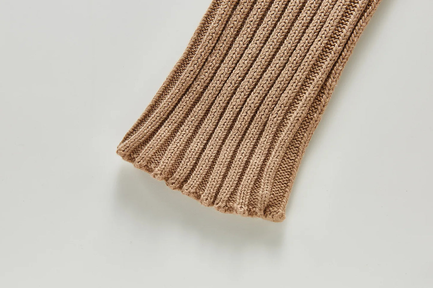 Barboteuse à manches longues tissu côtelé pour bébé