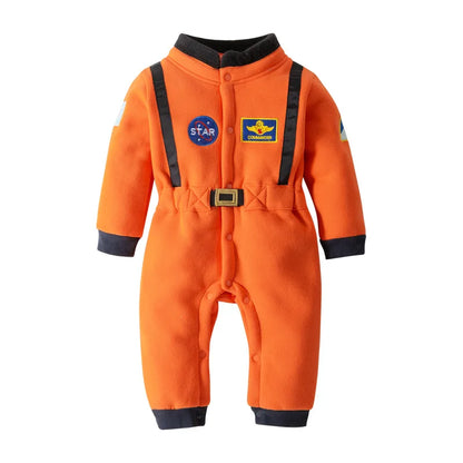 Déguisement bébé astronaute orange body