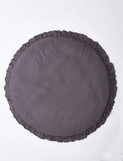 Tapis de sol bébé rond en dentelle douce