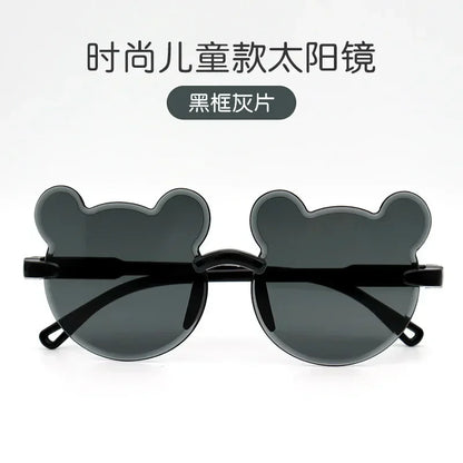 Lunettes de soleil en forme de tête d’ours pour bébé