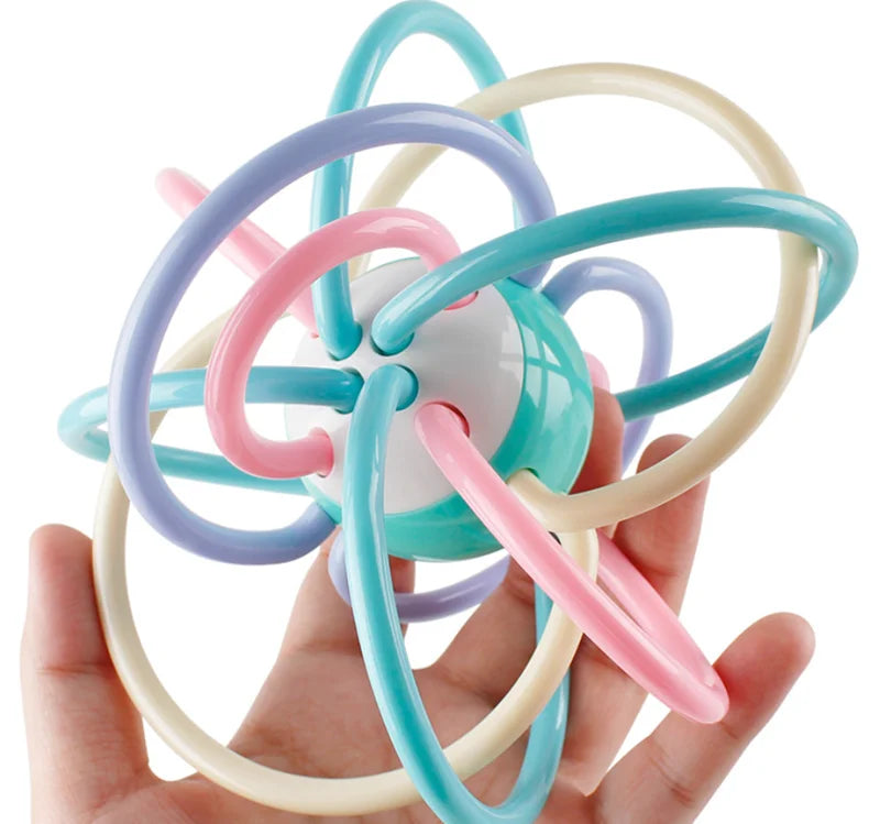 Hochet en caoutchouc souple pour bébé