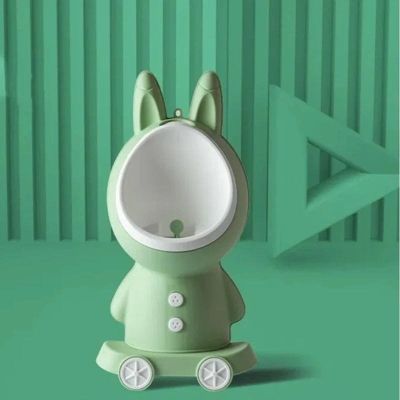 Pot de toilette vertical forme lapin pour bébé