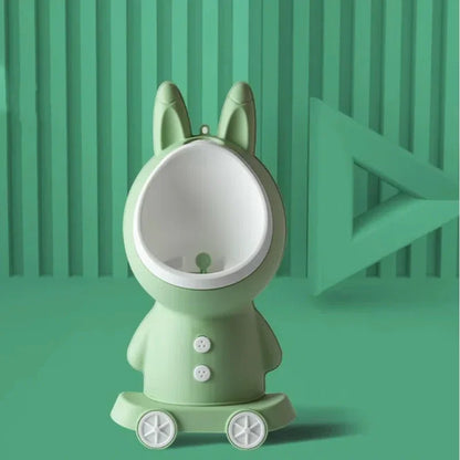 Pot de toilette vertical forme lapin pour bébé
