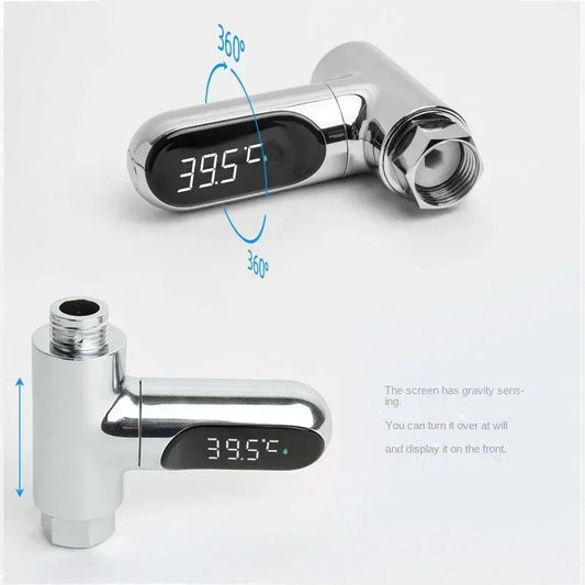 Moniteur de température pour robinet de douche