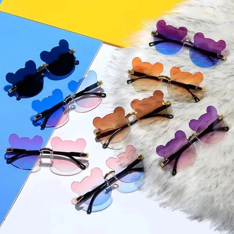 Lunettes de soleil en forme de tête d’ours pour bébé