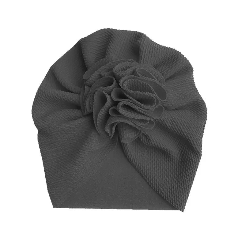 Bandeaux turban à nœud pour bébé fille couleur unie