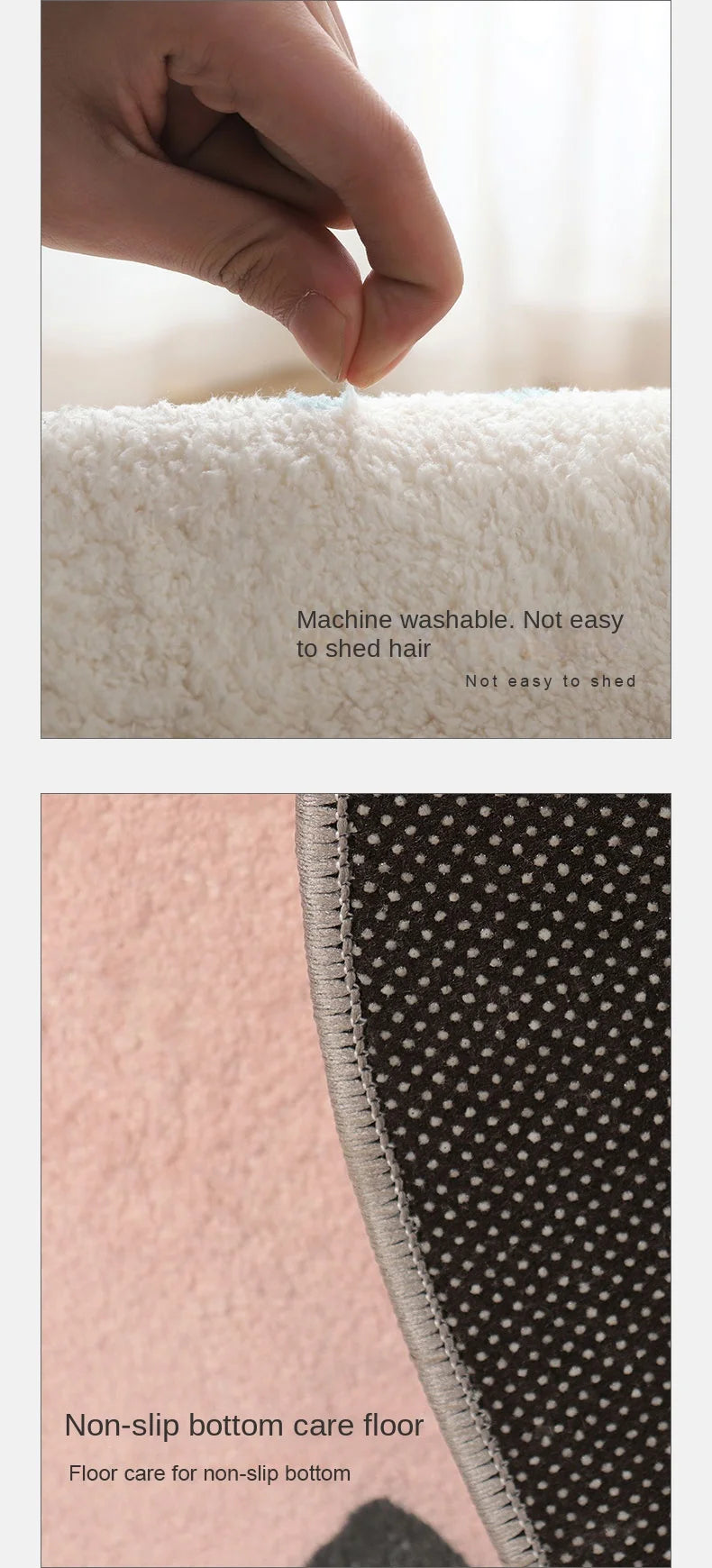 Tapis de sol blanc doux pour bébé avec l’alphabet